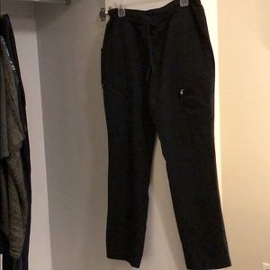 SCRUBLETICS Women's Easy Fit Slim Leg Pants, Black